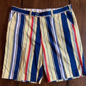 Mens Loudmouth striped shorts.